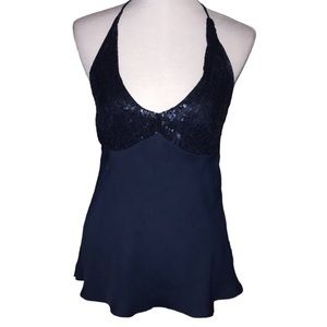 Gorgeous Blue Sequined Top 0231
